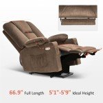MCombo Power Lift Recliner Chair with Massage & Heat