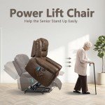 WakeZero Electric Recliner Chair with Massage & Heat