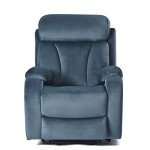 Navy Blue Power Lift Recliner for Seniors