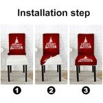 Christmas Removable Lift Chair Slipcover Set of 4