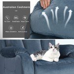 Navy Blue Power Lift Recliner for Seniors