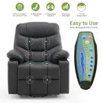 Electric Recliner Lift Chair with Massage & Heat