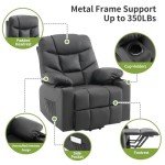 Electric Recliner Lift Chair with Massage & Heat