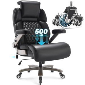 Big & Tall Ergonomic Office Chair - 500lbs Capacity