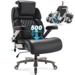 Big & Tall Ergonomic Office Chair - 500lbs Capacity