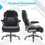 Big & Tall Ergonomic Office Chair - 500lbs Capacity
