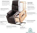 Power Lift Recliner Chair with Massage and Heat