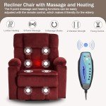 Power Lift Recliner Chair with Massage & Heat