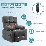 Power Lift Recliner Chair with Heat & Massage