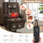 Dual Motor Power Lift Recliner with Massage & Heat