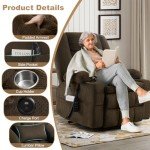 Dual Motor Power Lift Recliner with Massage & Heat