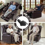 Large Power Lift Recliner Chair with Heat & Massage