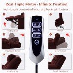 Three Motor Power Lift Chair with Massage Features