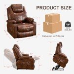 Electric Lift Recliner Chair with Massage & Heat
