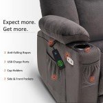 MCombo Power Lift Recliner Chair with USB Ports