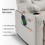 MCombo Dual Motor Lift Recliner with Massage