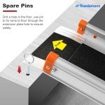 Adjustable 7FT Aluminum Wheelchair Ramp for Steps