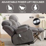 BOSMILLER Heated Massage Power Lift Recliner Chair