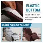 Velvet Stretch Recliner Slipcover for Lift Chairs