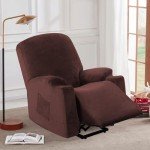Velvet Stretch Recliner Slipcover for Lift Chairs
