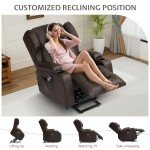 URRED Power Lift Recliner with Massage & Heat