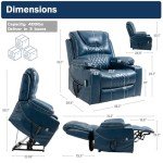 Dual Motor Lift Recliner Chair with Massage & Heat