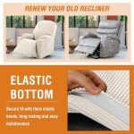 High Stretch Slipcover for Power Lift Recliner