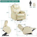 YITAHOME Electric Lift Recliner Chair with Massage