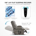 Dual Motor Lift Recliner Chair with Massage and Heat