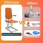 Heavy-Duty Electric Floor Lift Chair with Wheels