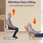 Heavy-Duty Electric Floor Lift Chair with Wheels