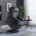 Electric Lift Recliner Chair with Massage & Heat