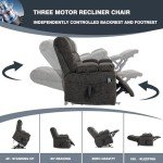 Oversized Lift Chair with Heat & Massage