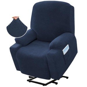 Stretchy Slipcover for Electric Lift Recliner - Navy