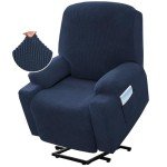 Stretchy Slipcover for Electric Lift Recliner - Navy
