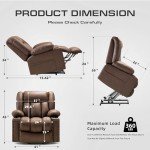 Large Power Lift Chair with Heat & Massage