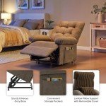 Bestier Triple Motor Power Lift Recliner Chair