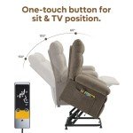 Bestier Triple Motor Power Lift Recliner Chair