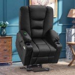MCombo Large Power Lift Recliner Chair with Massage
