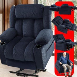 Wide Lift Chair with Massage & Heat Functions