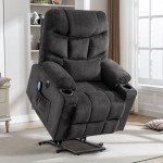 GUEAPY Power Lift Recliner Chair with Massage & Heat