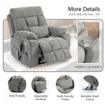 Dual Motor Power Lift Recliner Chair with Heat & Massage