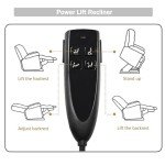 Dual Motor Power Lift Recliner Chair with Heat & Massage