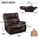 Triple Tree Lay Flat Power Lift Recliner Chair