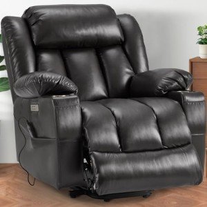 Power Lift Recliner Chair with Massage & Heat