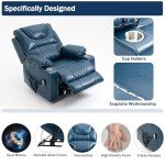Dual Motor Lift Recliner Chair with Massage & Heat