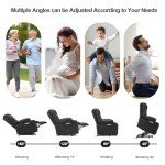 Power Lift Recliner Chair with Massage & Heat