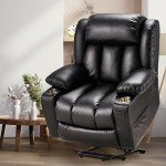 Power Lift Recliner Chair with Massage & Heat