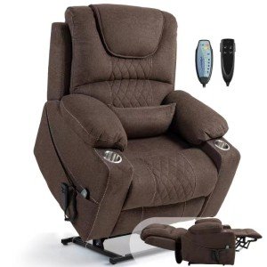 Large Power Lift Recliner Chair with Massage & Heat