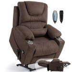 Large Power Lift Recliner Chair with Massage & Heat